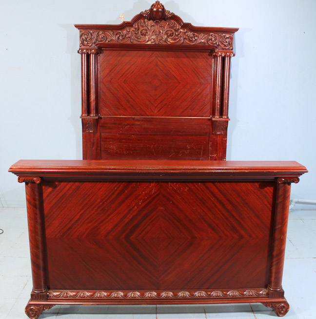 087c -4 piece solid mahogany bedroom suite