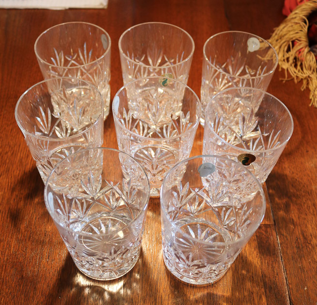 426a - 8 piece Waterford crystal highball glasses