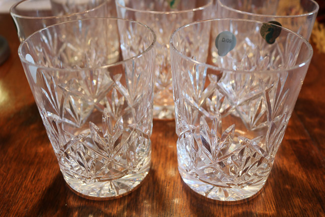 426b - 8 piece Waterford crystal highball glasses