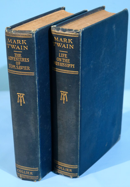 329a - Two Mark Twain books dated 1917