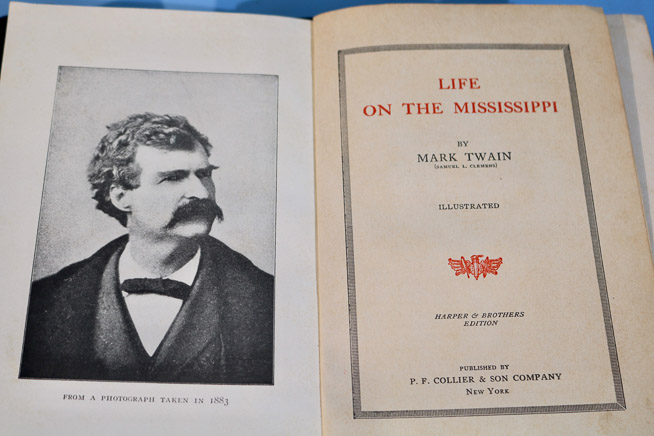 329b - Two Mark Twain books dated 1917