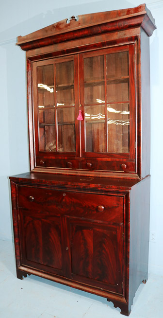 080g - Mahogany Empire butlers secretary