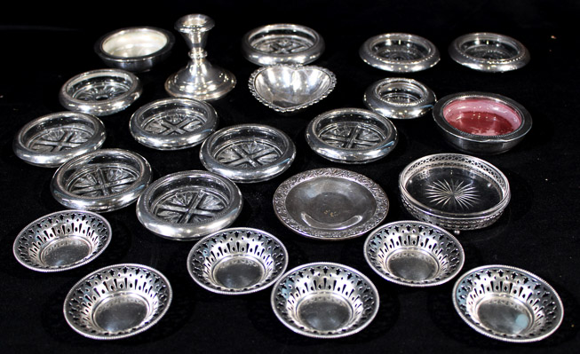 309a - 22 pieces of sterling silver