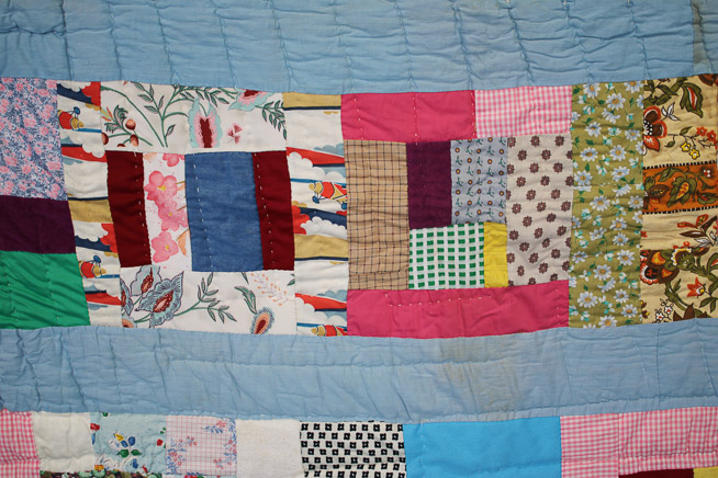 377c - Full size scrap quilt